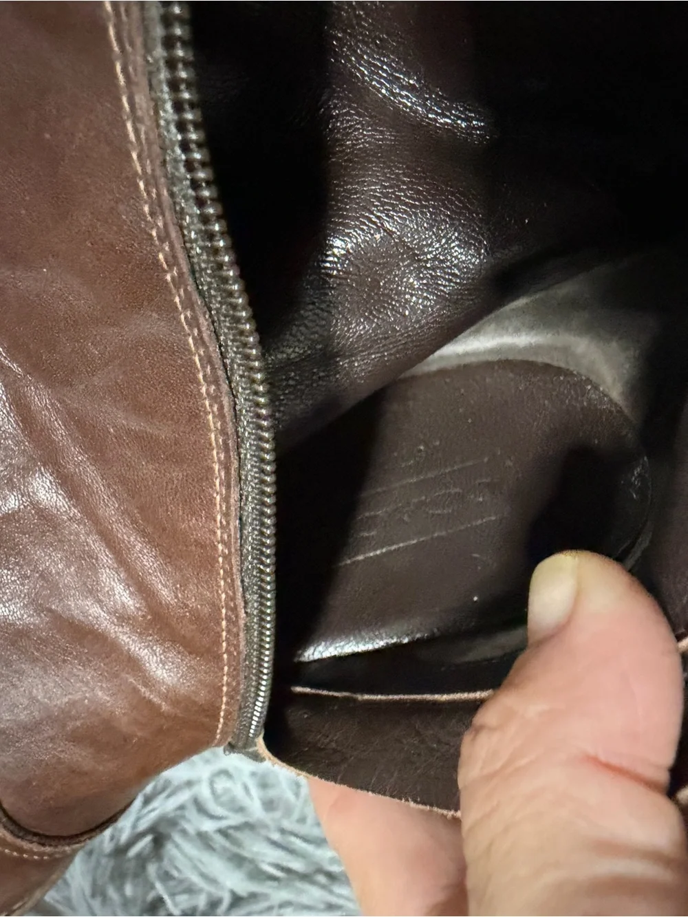 Coach tall leather
